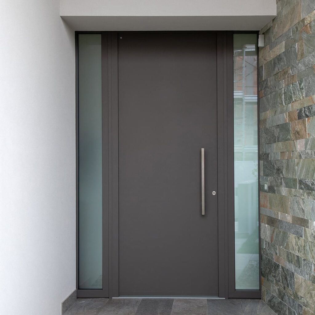 Porte d'entrée alu PVC Linconyl