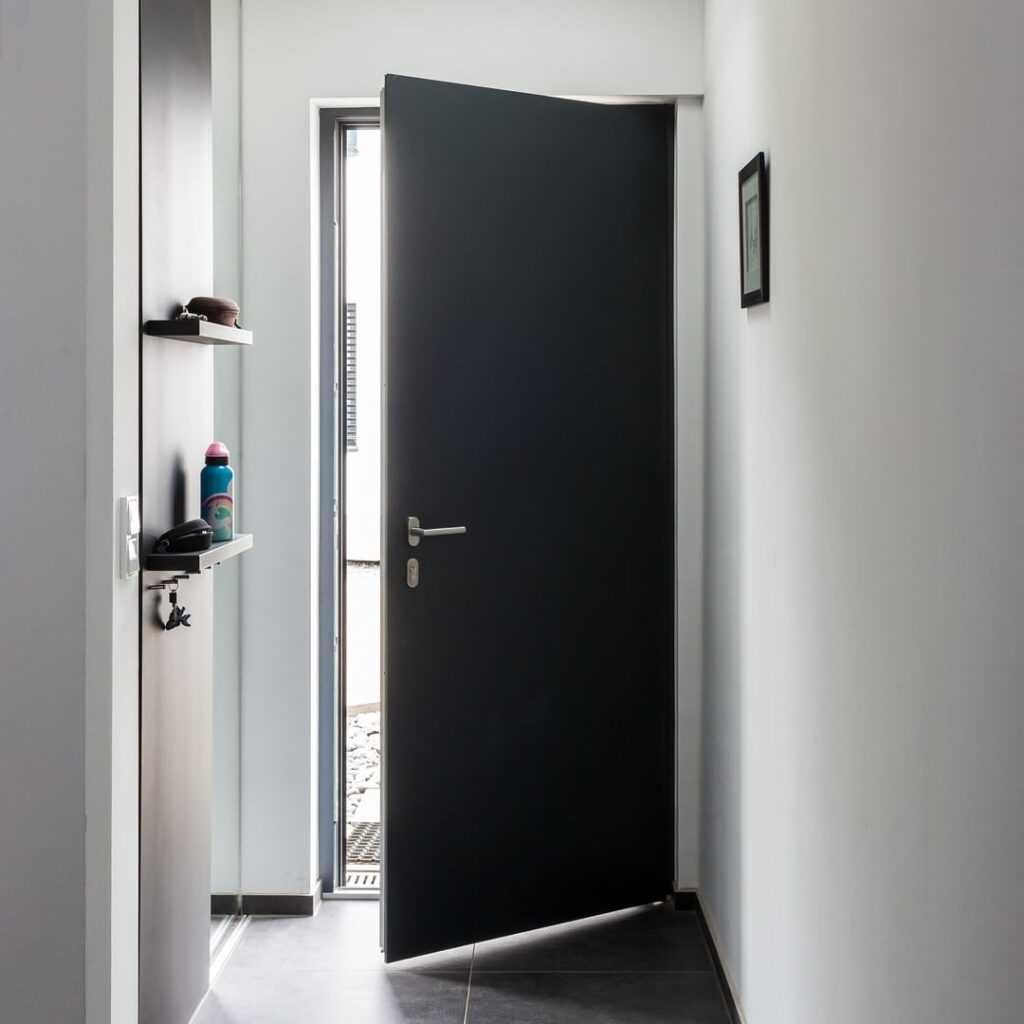 Porte d'entrée alu PVC Linconyl