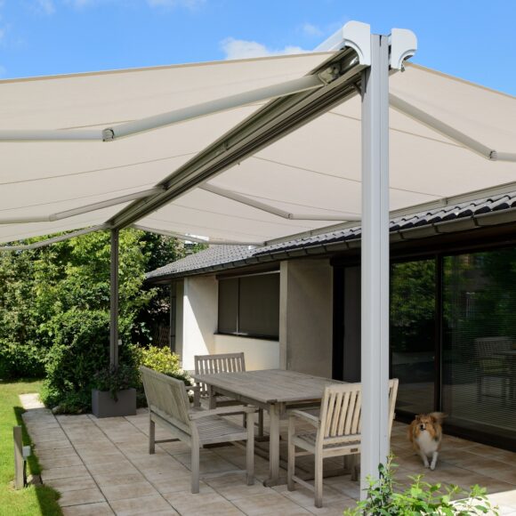 Store double-pente Linconyl terrasse